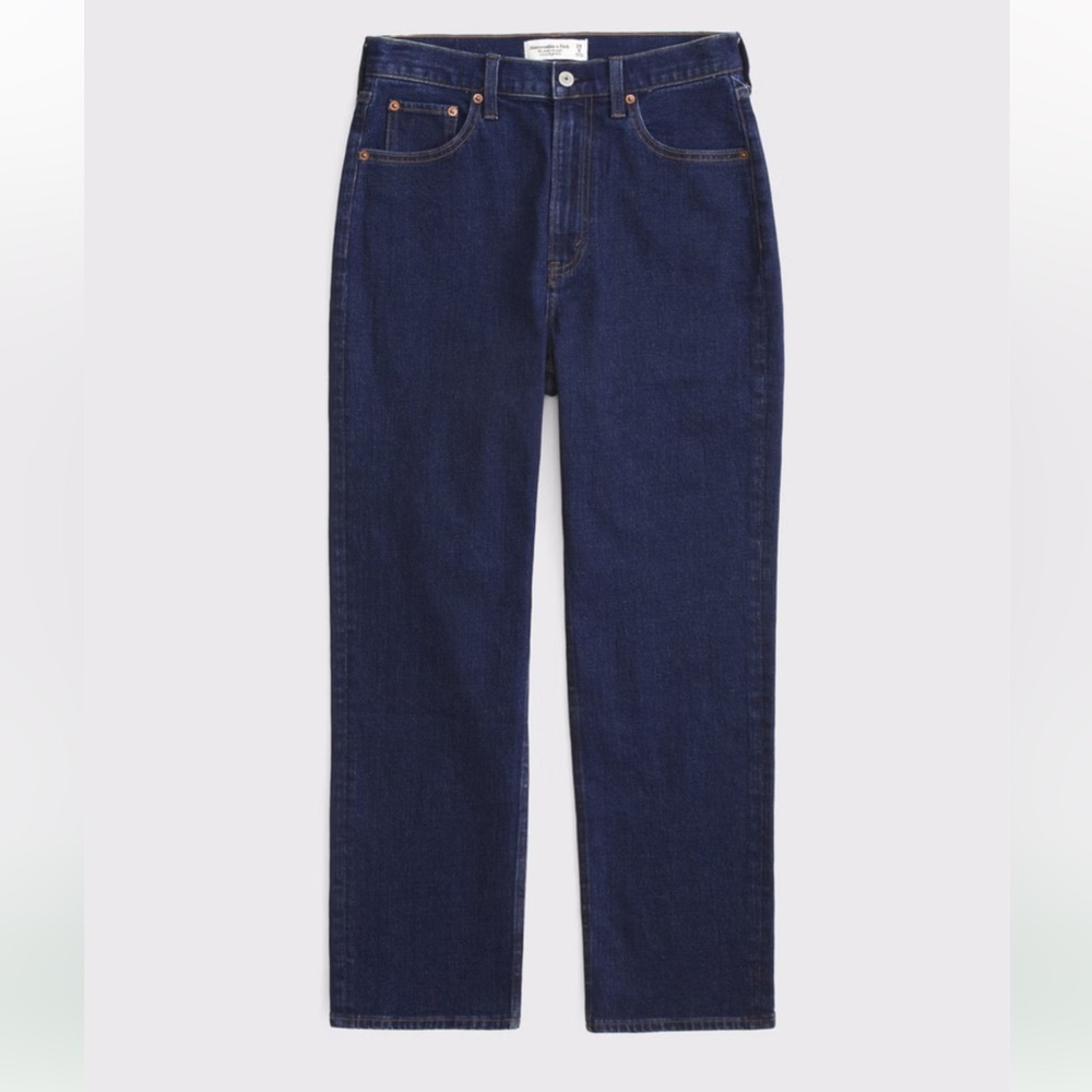 Ultra High Rise Ankle Straight Jean